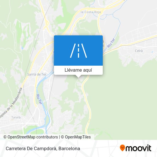Mapa Carretera De Campdorà