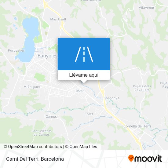 Mapa Camí Del Terri
