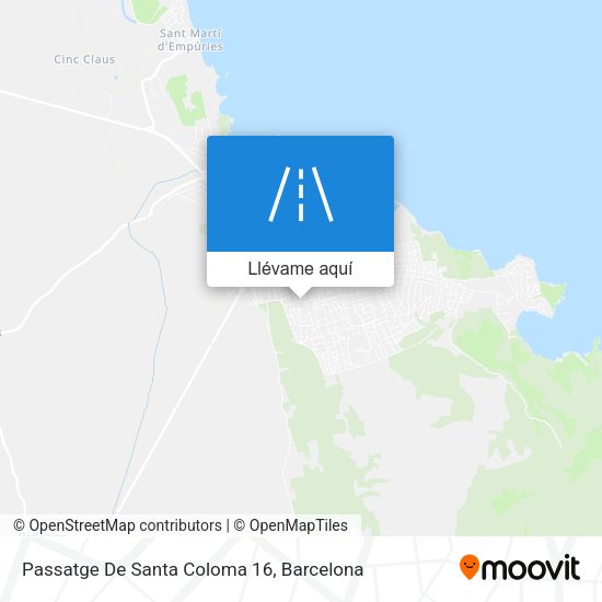 Mapa Passatge De Santa Coloma 16