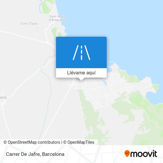Mapa Carrer De Jafre