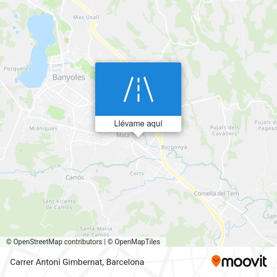 Mapa Carrer Antoni Gimbernat