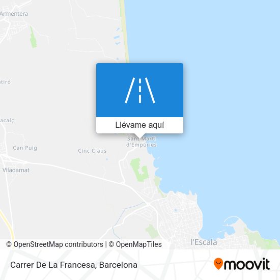 Mapa Carrer De La Francesa