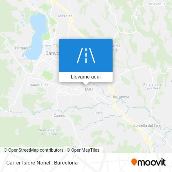 Mapa Carrer Isidre Nonell