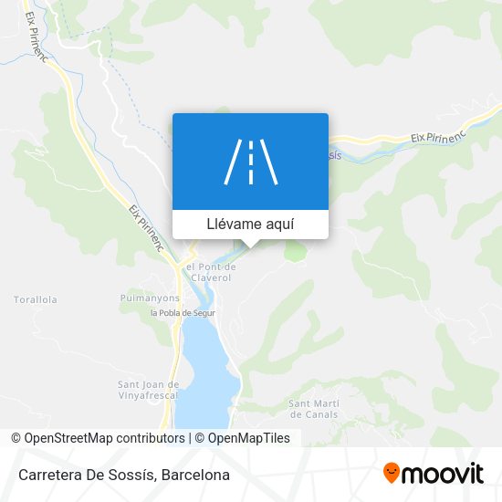 Mapa Carretera De Sossís