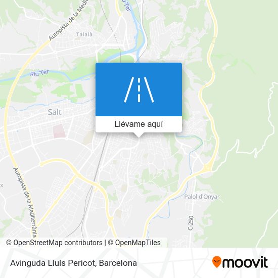 Mapa Avinguda Lluís Pericot