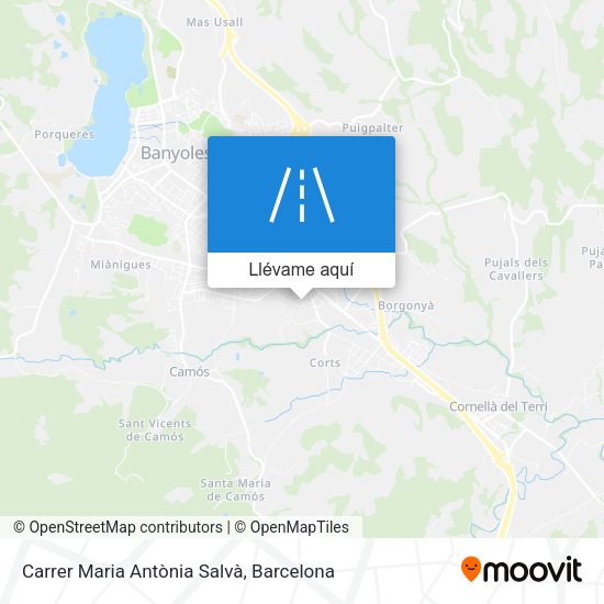 Mapa Carrer Maria Antònia Salvà