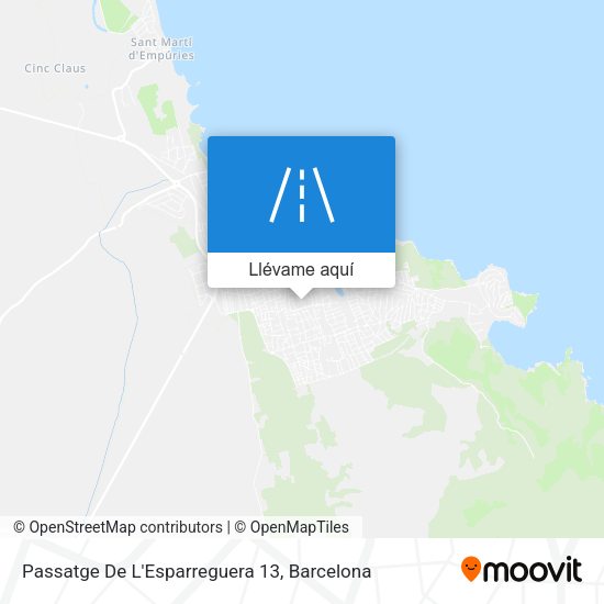 Mapa Passatge De L'Esparreguera 13