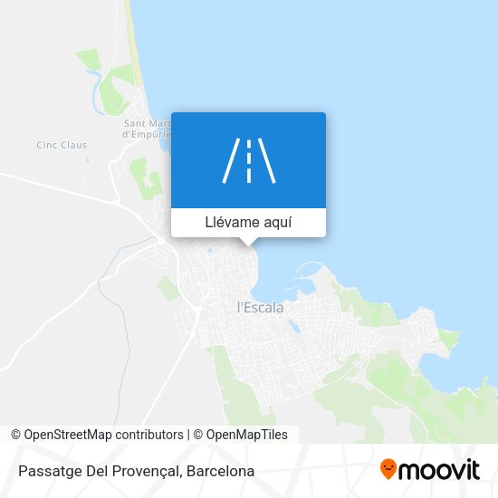 Mapa Passatge Del Provençal