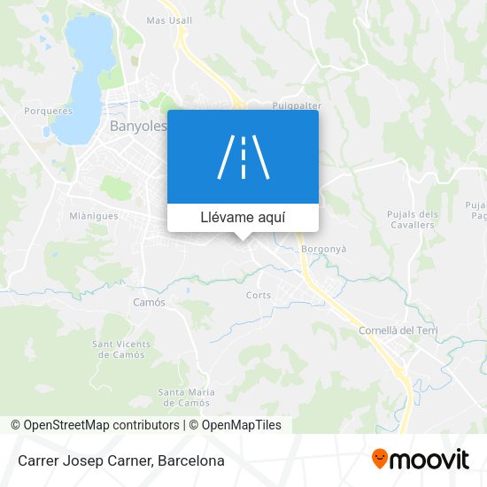 Mapa Carrer Josep Carner