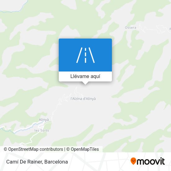 Mapa Camí De Rainer