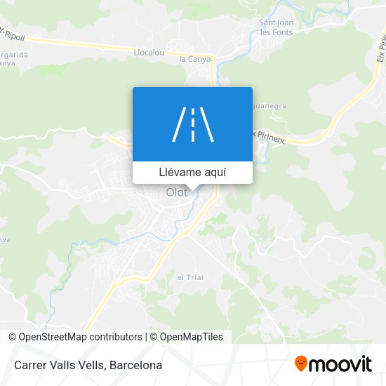 Mapa Carrer Valls Vells