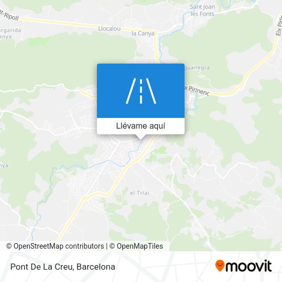 Mapa Pont De La Creu