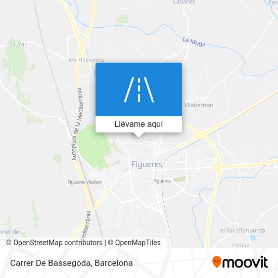 Mapa Carrer De Bassegoda