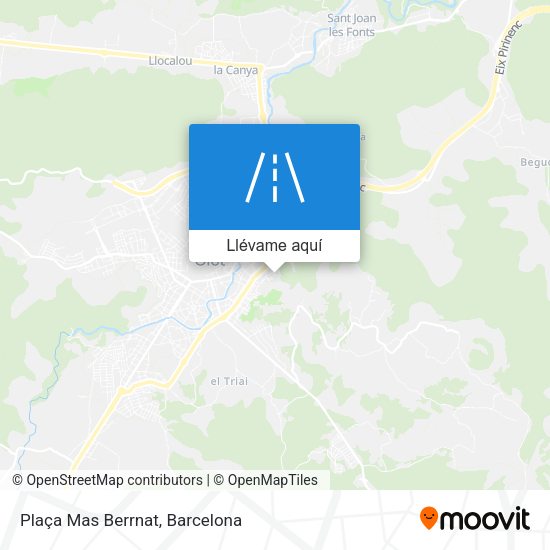 Mapa Plaça Mas Berrnat