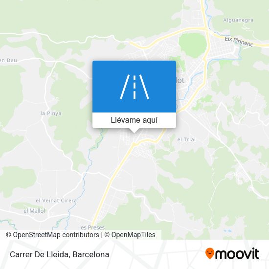 Mapa Carrer De Lleida