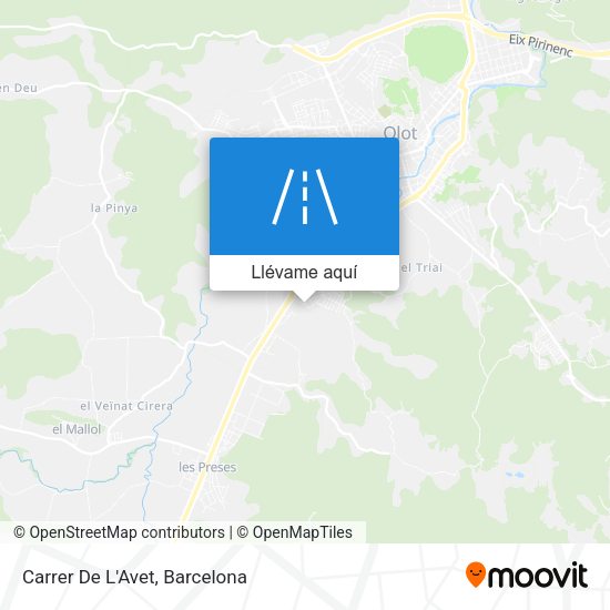 Mapa Carrer De L'Avet