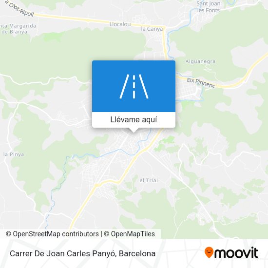 Mapa Carrer De Joan Carles Panyó