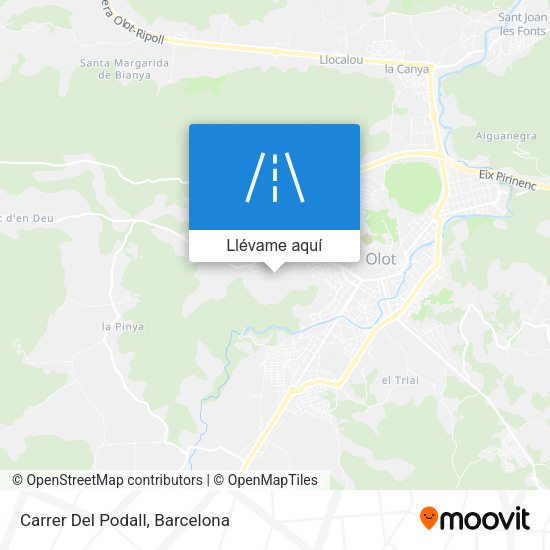 Mapa Carrer Del Podall