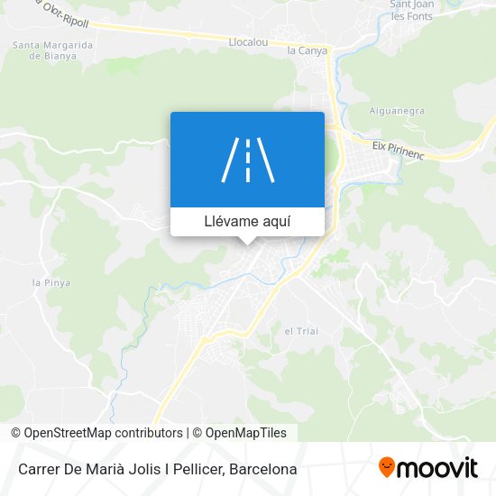 Mapa Carrer De Marià Jolis I Pellicer