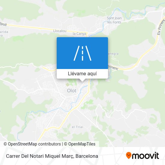 Mapa Carrer Del Notari Miquel Març