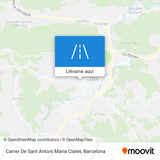 Mapa Carrer De Sant Antoni Maria Claret