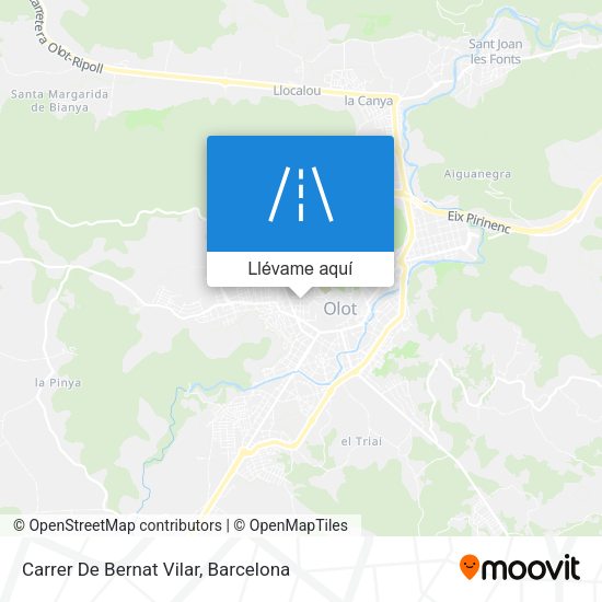 Mapa Carrer De Bernat Vilar