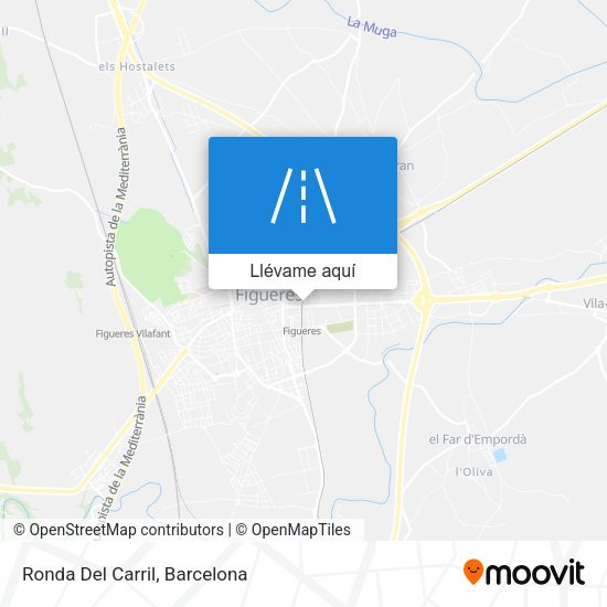 Mapa Ronda Del Carril