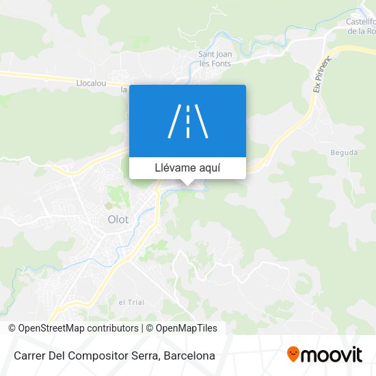 Mapa Carrer Del Compositor Serra