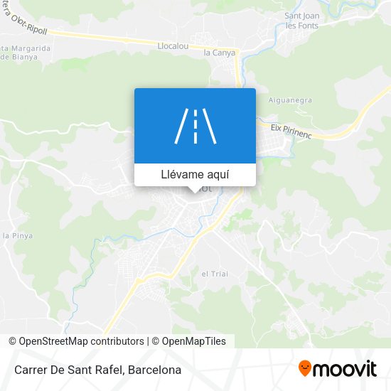 Mapa Carrer De Sant Rafel