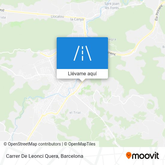 Mapa Carrer De Leonci Quera