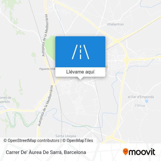 Mapa Carrer De' Àurea De Sarrà