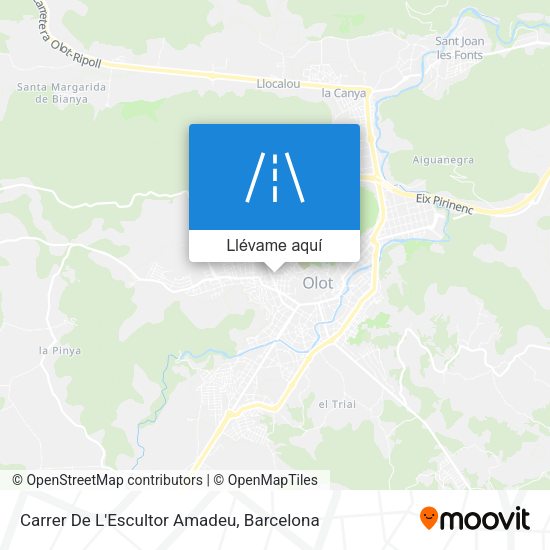 Mapa Carrer De L'Escultor Amadeu