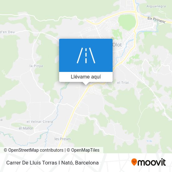 Mapa Carrer De Lluís Torras I Nató