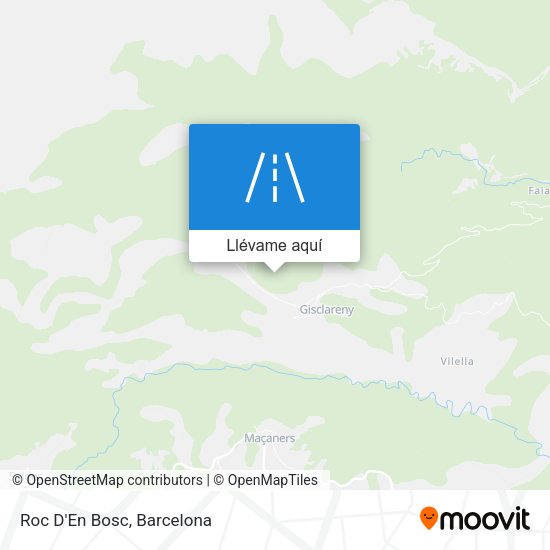 Mapa Roc D'En Bosc