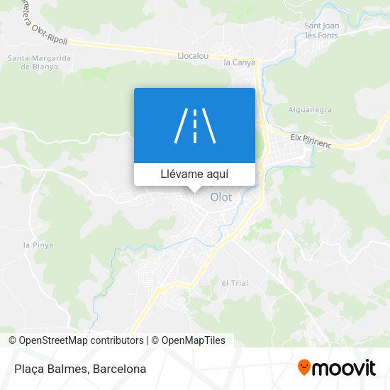 Mapa Plaça Balmes