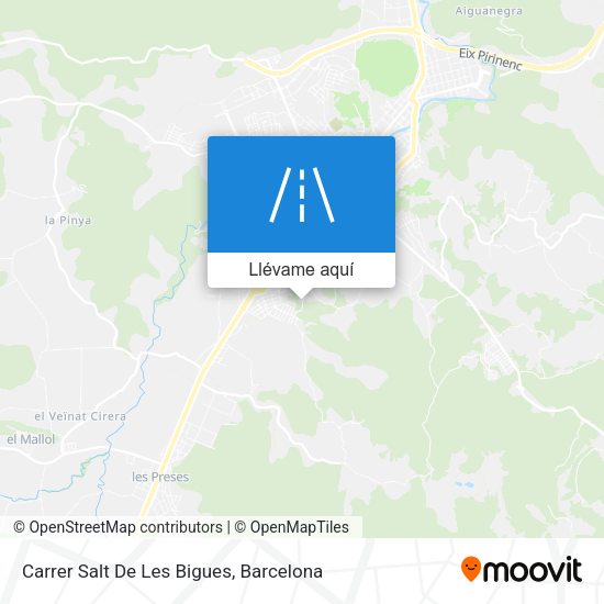 Mapa Carrer Salt De Les Bigues