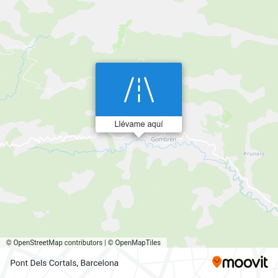 Mapa Pont Dels Cortals