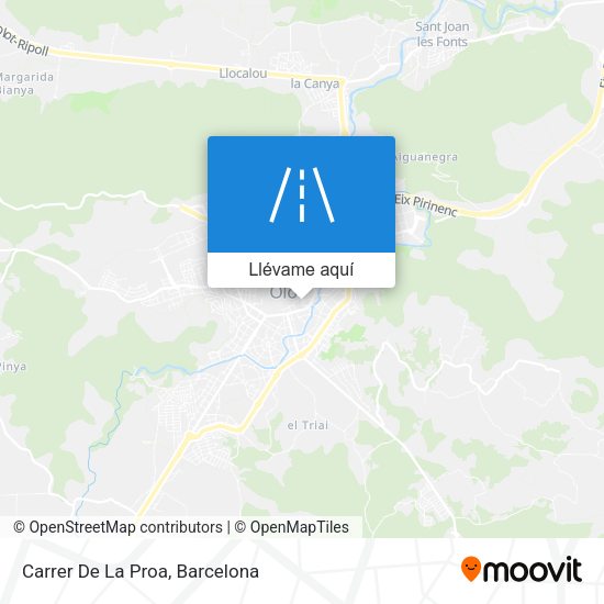 Mapa Carrer De La Proa