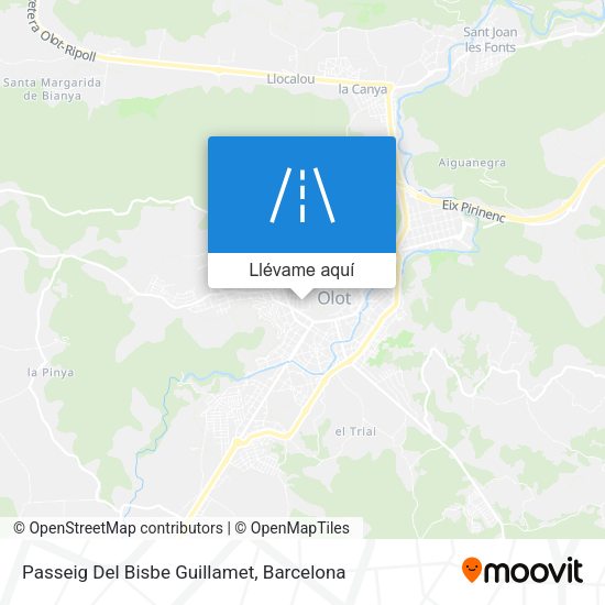 Mapa Passeig Del Bisbe Guillamet