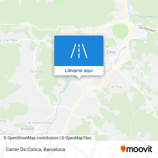 Mapa Carrer De Conca