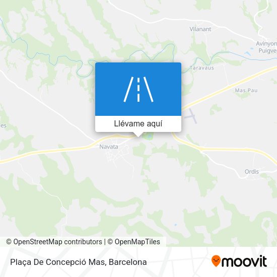 Mapa Plaça De Concepció Mas