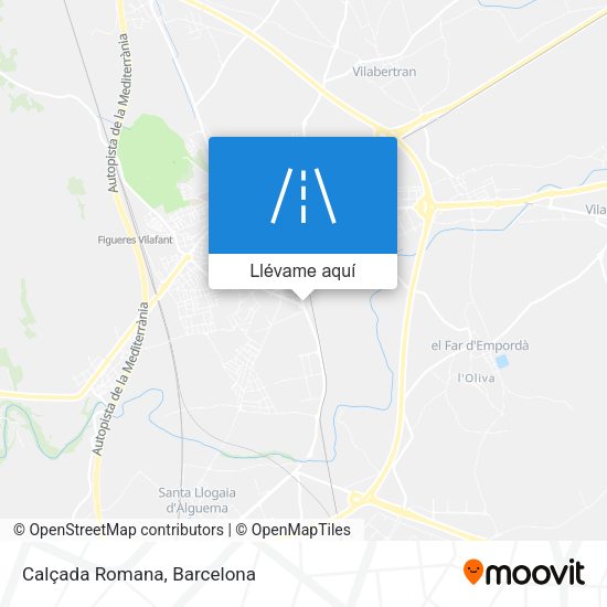 Mapa Calçada Romana