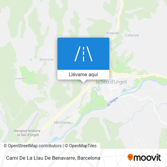 Mapa Camí De La Llau De Benavarre