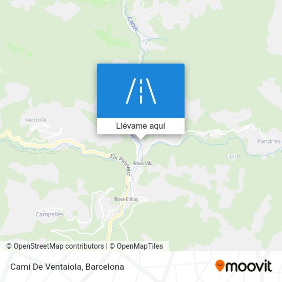 Mapa Camí De Ventaiola