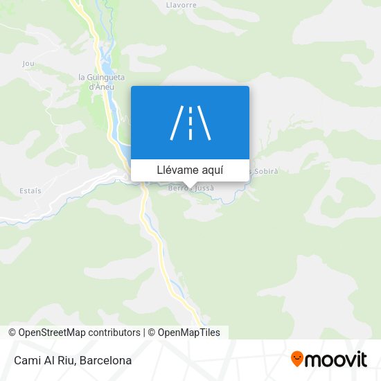 Mapa Cami Al Riu