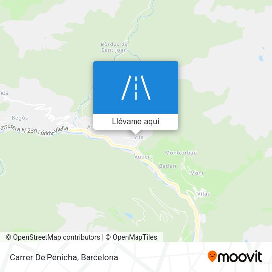 Mapa Carrer De Penicha