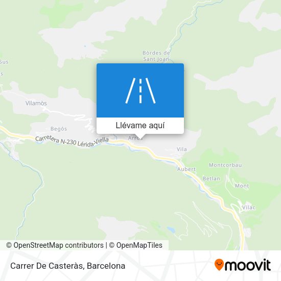 Mapa Carrer De Casteràs