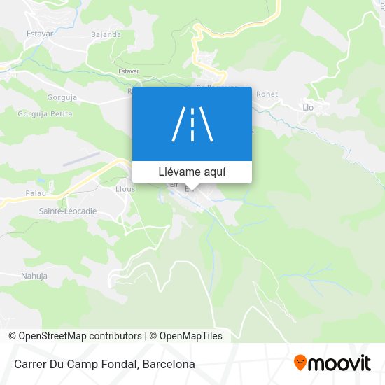 Mapa Carrer Du Camp Fondal