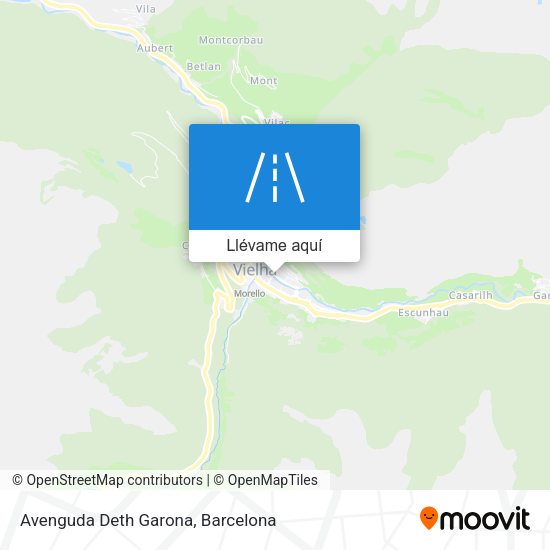 Mapa Avenguda Deth Garona