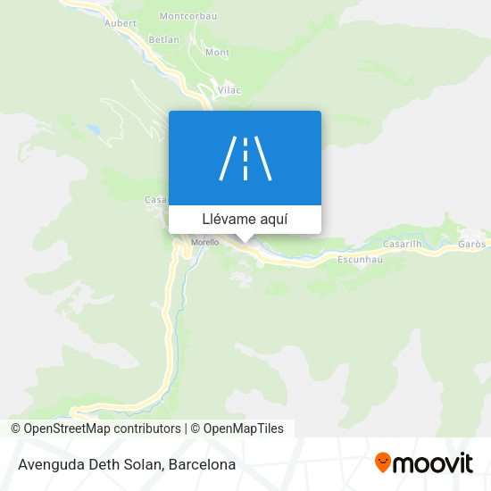 Mapa Avenguda Deth Solan
